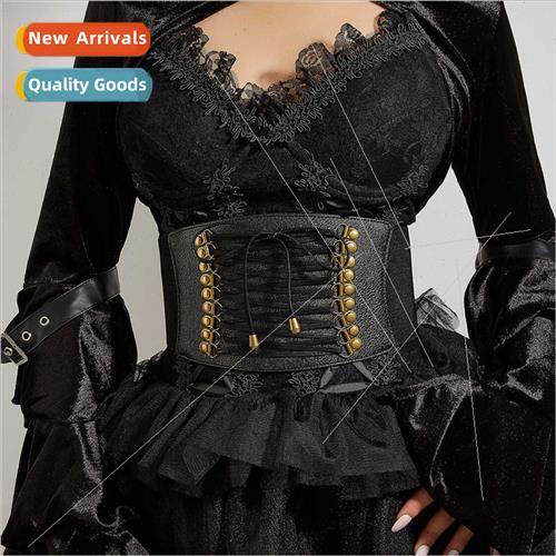 Women Belt Wide Elastic Elastic Waistband Decoration Dress S