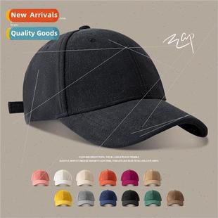 men suede color solid women cap tongue duck winter Autumn