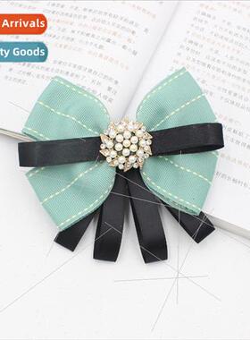 Spring new collar flower women career uniform bow tie 适用TS