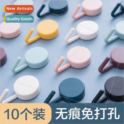 Hooks 10 pack sticky hooks creative bathroom nail-free wall