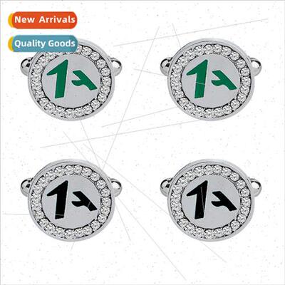 New fashion character zirconia diamonds French business cuff