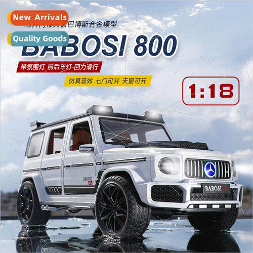 1:18 Benz G63 alloy car model boy toy collection ornaments