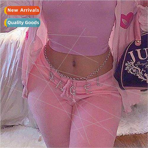 fb1860 Europe Waist chain bright diamonds flash diamonds rhi