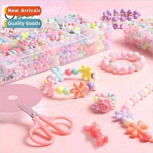Childrens diy beading girls toys threading beads bracelet ne