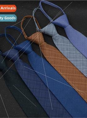 Tie men casual Korean students men women easy to pull knot-f