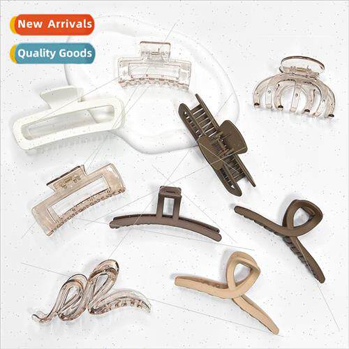 Korean hair accessories set grip clip back head plate hair c