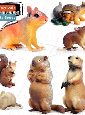 Animal World Toys Mice Chipmunks Groundhogs Squirrels Childr