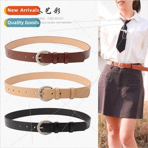 Fashion versatile ladies belt simple Korean senior sense pin