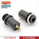 plated socket straight audi 31640 3.5mm headphone Gold