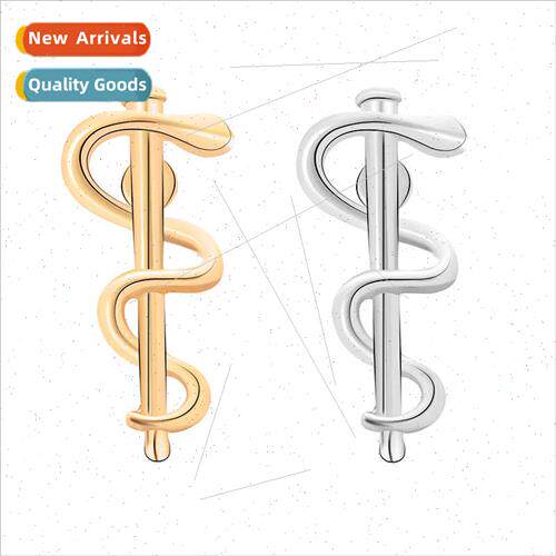 Europe New Cartoon Snake French Shirt Brooch Fashion Accesso