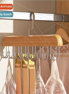 8 hooks multifunctional wooden sling underwear rack undershi