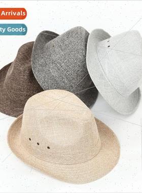 Bowler hat male middle-aged elderly men summer sun hat hat o