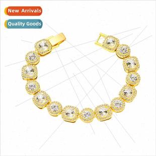 full diamond bracelet fashion hip chain new candy Europe ice