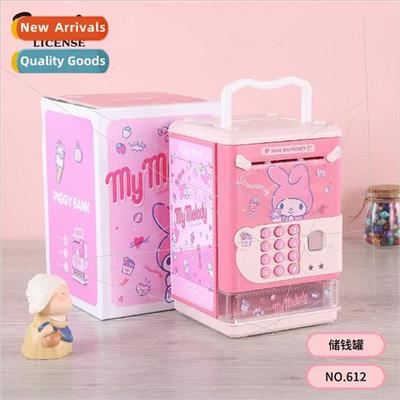 Melody children savings depos box fingerprint code safe boy