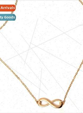 Europe Fashion Infiny Symbol Women Collarbone Chain Metal Ch