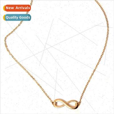 Europe Fashion Infiny Symbol Women Collarbone Chain Metal Ch