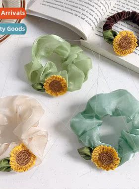 Korea sunflower large intestine circle fashion mesh summer l