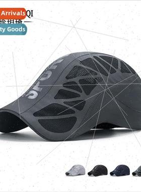 Summer new SPORT letters ward hat men breathable mesh sunsha