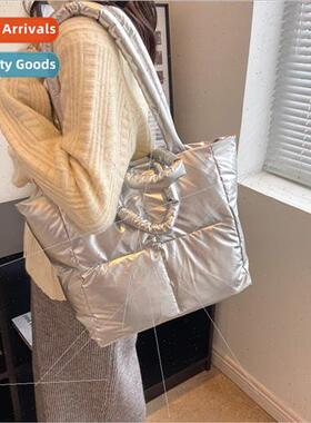 Korean fluffy texture simple square Ms. underarm bag autumn