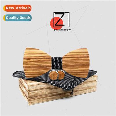 Fashion  Wooden Bow Tie Wedding Su Dinner Bow Tie