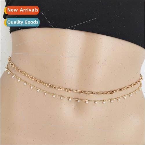 Europe fashion hundred match cross chain body chain female s