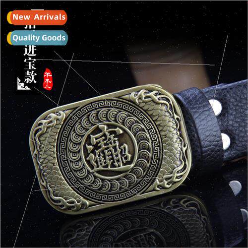 New Chinese belt Korean casual men pin buckle belt