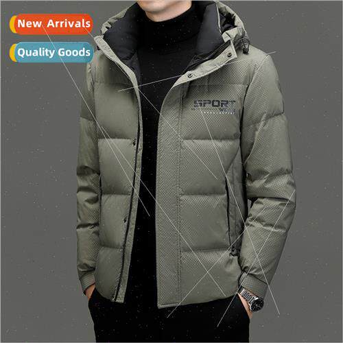 Down jacket men winter thickened warm cold jacket tide Ameri