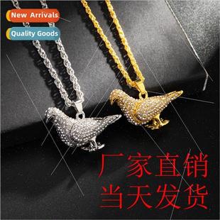 Jewelry Hip Two Zirconia Micro Pendant Men Hop Dove Europe