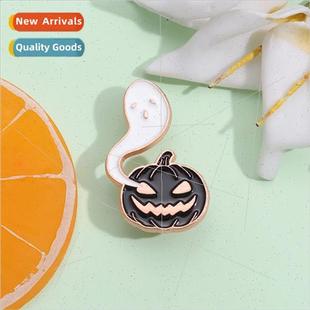 Cute pumpkin-shaped alloy brooch Europe Uned States Hallowee