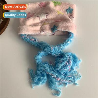 childish stars cute soft girl Japanese Harajuku hundred matc