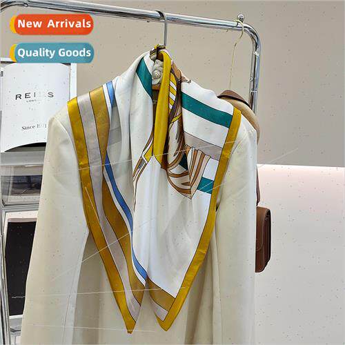 Elegant ins nd silk scarf not obsolete 2023 women mulberry s