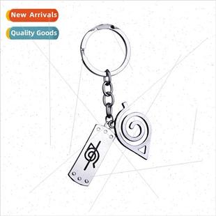 logo Kiba rebel Anime card Naruto double keych jewelry