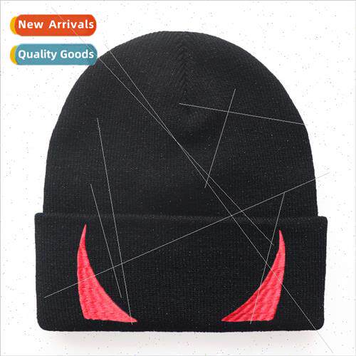 popular devil horn devil horn Qi embroidered kn cap head war