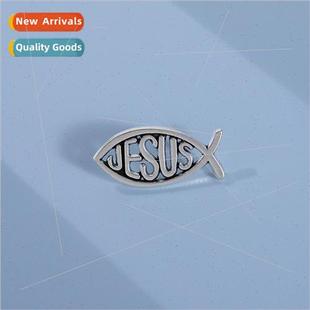 small fish metal retro bad sense hollow design Fashion shape