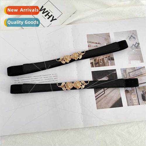 fashion versatile belt female ins wind decorative elastic el
