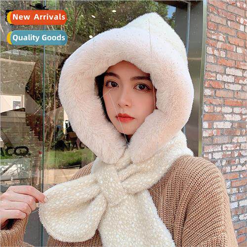 9850 Korean  new winter plush hat padded windproset head cap