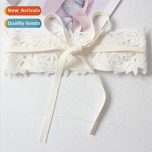 belt female fashion Korea wide waist versatile str lace
