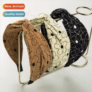 temperament hair bands New fashion fabric versatile cross
