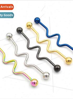 Stainless steel body piercing jewelry -mainsam Electroplatin