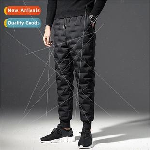 men pants outside Whe thickened down winter middle duck