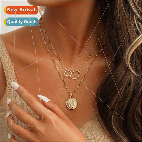 New high luxury show temperament geometric design women doub