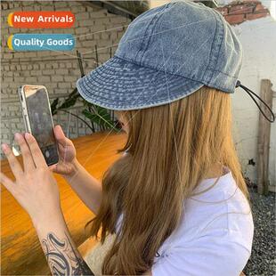 Boyfriend family dark blue washed cowboy fisherman hat men w