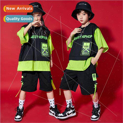 Set dance children tide clothing hip-hop summer loose boys d