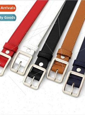 Ms. jeans wide belt Korean students fashion versatile colleg