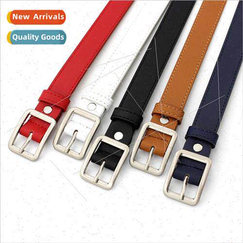 Ms. jeans wide belt Korean students fashion versatile colleg