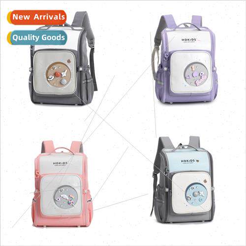 Decompression backpack DIY handmade cartoon cute boys girls