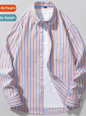 Spring Autumn new Oxd spinning striped casual long-sleeved s