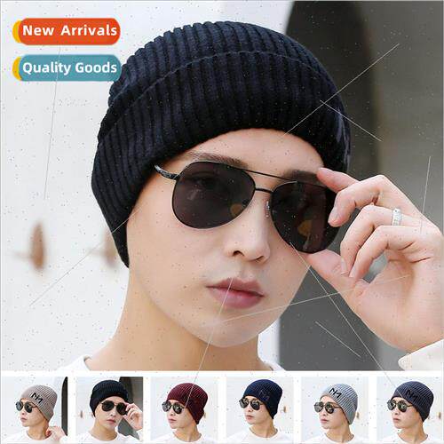 new Korean ins tide fashion letter M wool cap female fall wi
