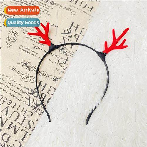 New Antler Hair Bands Christmas Red Antler Hair Accessories