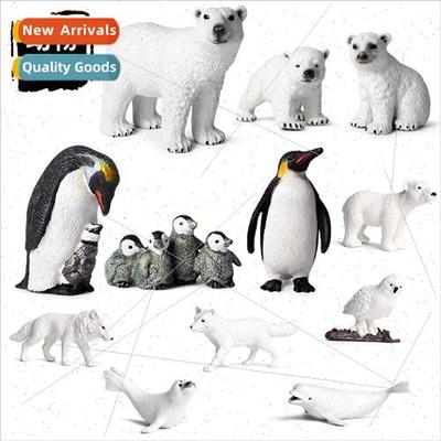 Antarctic emperor penguin polar bear polar animal model micr